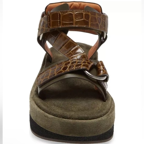 🐊 Chloe Wavy Sandals - sz 40 - Picture 14 of 14